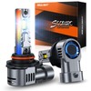Sealight 9012 Bulbs 36000LM Brightest Replacement 6500K with Cooling Fan