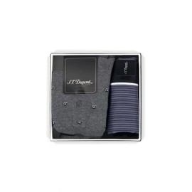 Dupont (신세계본점)25  S/S      손수건 양말 2매세트  SE5SMA381006SBK171304SGY (Shinsegae Main Store) 25 S/S Handkerchief Socks 2-Piece Set SE5SMA381006SBK171304SGY