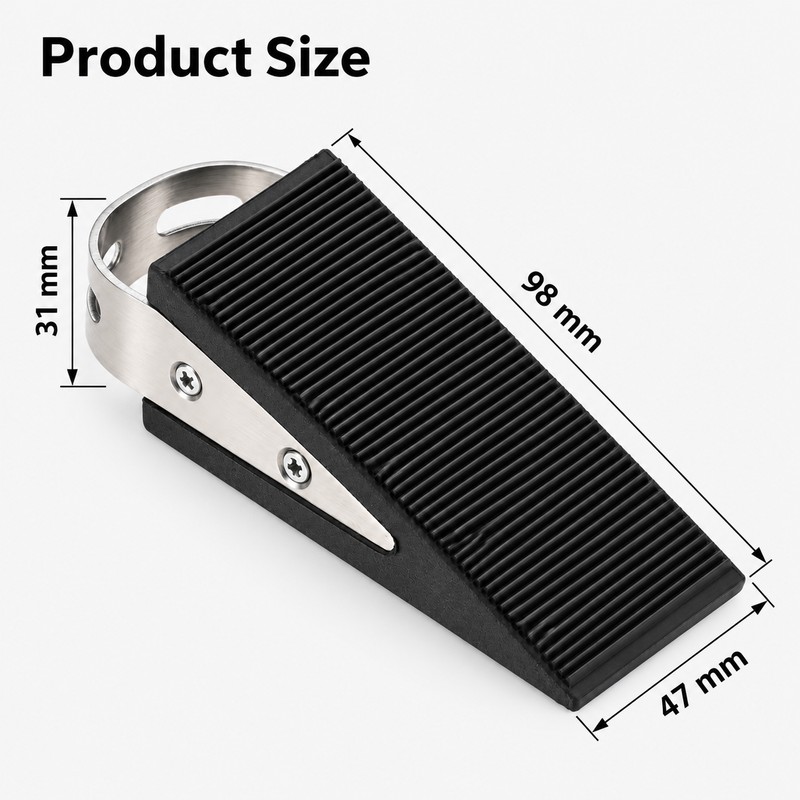 Door Stopper Wedge for Home & Office – Rubber &