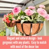 LaLaGreen Outdoor Hanging Baskets for Plants (2 Pack, 20 Inch)
