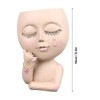 Face Planter Pots Resin Home Head Planter Face Flower Pot