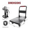 TIDY PALM Upgraded Foldable Push Cart Dolly | 880 lbs.Capacity