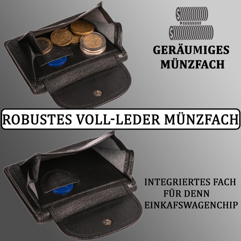 MATADOR 556 Small Mini Purse, black, coin purse