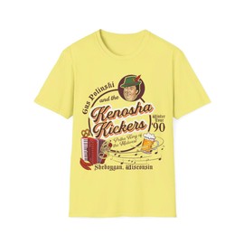 Vintage Band Tour Unisex T-Shirt, Home Alone Gus Polinski Kenosha Kickers Tee, 90s Movie Fan Gift, Retro Musician Shirt