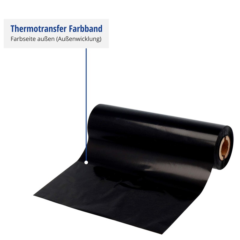Labelident Thermotransfer Ink Ribbon - 110 mm x 74 m