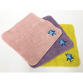 Kure Goods Imabari Hand Towel (Dancing Kure Pattern), Embroidery, Imabari, Towel, Kure Cresci, Loose Characters, Local Characters, Cotton, Towel Handkerchief, Kure Dance, HDT