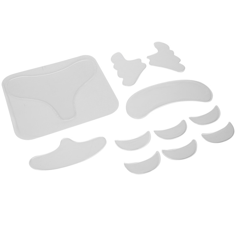 11pcs Silicone Face Anti Wrinkle Patch Reusable Cheek Chest Forehead
