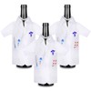 Geiserailie 3 Pieces White Coat Ceremony Gifts Wine Bottle Shirt