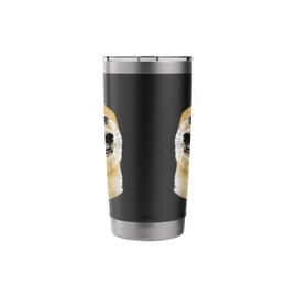 Dogecoin Head Graphic Cryptocurrency Blockchain HODL Crypto Stainless Steel Insulated Tumbler