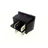 Red Light 4 Pin DPST ON/Off Snap in Rocker Switch