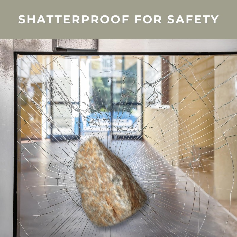 VViViD 12 Mil Clear Vinyl Shatterproof Safety Window Film (60