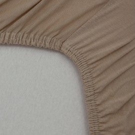 Babycalin Fitted Sheets, Choice of Colours taupe