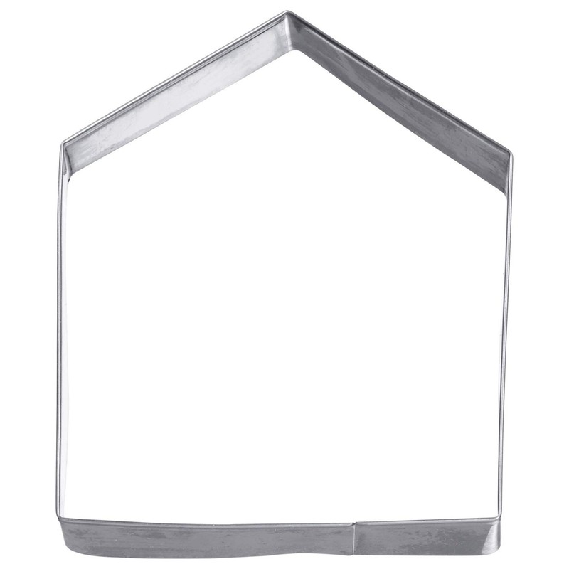 Westmark Cookie Cutters Set Gingerbread House 6-pcs, Stainless Steel, Silver