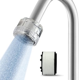 Kitchen and Bathroom Faucet Filter Kit - Includes 10 Adapters - Improves Taste and Odor, Protects Skin and Health - Removes Dirt and Rust (Sediment)