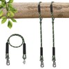 Adjustable Tree Swing Ropes Heavy Duty Hammock 7.25Ft(87"),360°Rotation Tree Swings