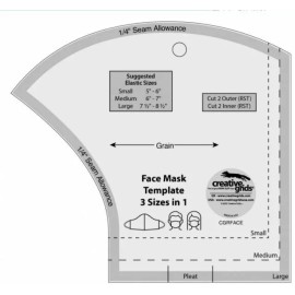 Creative Grids Face Mask Template 3-in-1 CGRFACE ~ NEW