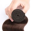 Color 4 Bundle Dark Brown Body Wave Human Hair Bundles