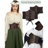 Medieval Clothing Women's Set, Retro Off Shoulder Blouse Dress, Renaissance
