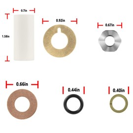 YMT AR2546 Pump Piston Kit Ceramic Plunger Repair Kit 18mm Suitable for Annovi Reverberi RK, RKA, RKV, XRCA, XRV, XRCV Pumps