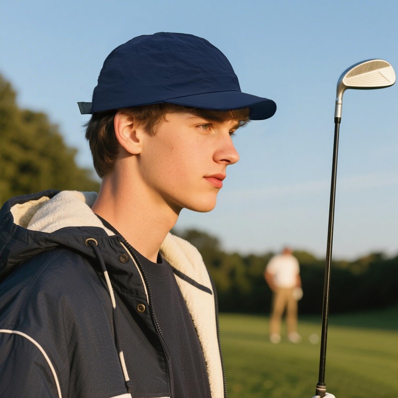 Clakllie Quick-Drying Short Brim Cap for Men Women Lightweight Baseball