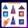 Space Rocket Magnetic Tiles Set, 58Pcs Magnatiles for Kids, Magnet