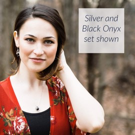 14K Gold Fill Real Tiger Eye Gemstone Pendant Necklace, Dainty Dark Brown Circle Necklace for Fall and Autumn, Simple Jewelry Gift Idea for Women with 18" Gold Fill Chain