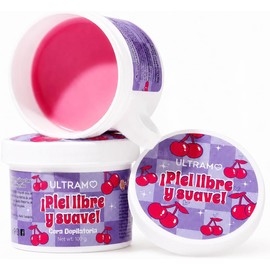 Cera para Depilar ULTRAMO Cereza 2 pzs – Depilación Suave y Eficaz