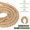uxcell Natural Jute Rope, 3/4 in x 100 Ft Thick