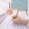 PATIKIL 2 Pcs Hollow Round Pen Metal Ballpoint Pens Set,