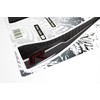 Tankpad Protective Sticker Carbon Print Compatible with Honda CB125R Grey