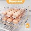SMRCAD SMRCAD Egg Holder for Fridge, Automatic Steady Rolling Egg