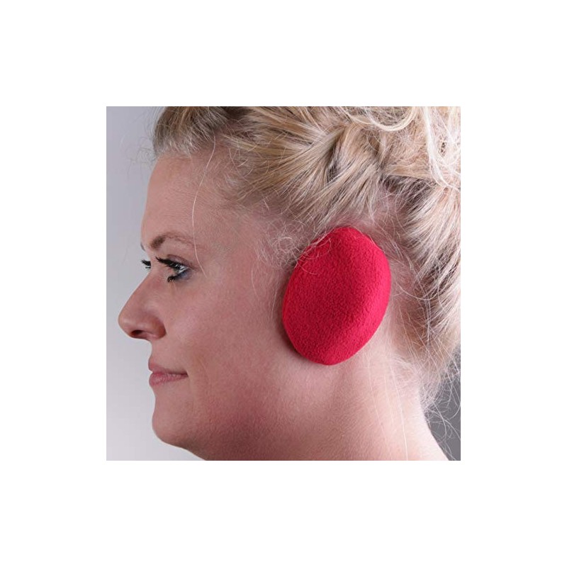 Earbags Ear Warmers Standard, Red, M, Fleece