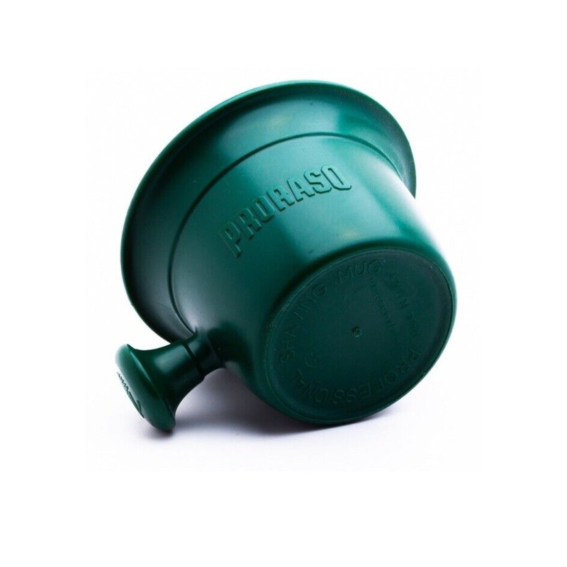 PRORASO Green Professional Mug, Heavy Duty Barber Grade Shaving Cream