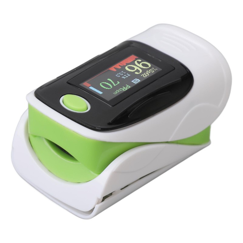 Fingertip Pulse Oximeter Adjustable Automatic Portable OLED Blood Oxygen Saturation