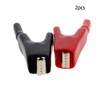 Heyiarbeit 2Pcs 50A Heavy-Duty Insulated Alligator Clips Battery Electrical Test