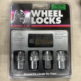 Gorilla Automotive New GORILLA Automotive WHEEL LOCKS 73671 Std Mag Chrome 7/16"