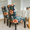 FORCHEER Wingback Dining Chair Covers Set of 2, Velvet Stretch