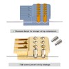 OVSAL Brass 6 String Locking Nut Guitar Bridge String Locks
