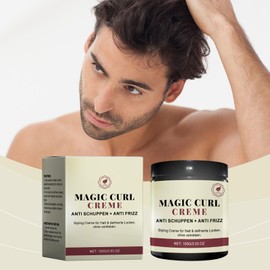 Curls Treatment, Cream for Natural Curls, Curl Defining Cream, Nourishing and Nourishing Curls, Expression and Moisture for the Strands, Suitable for All Hair Types, Pack of 2