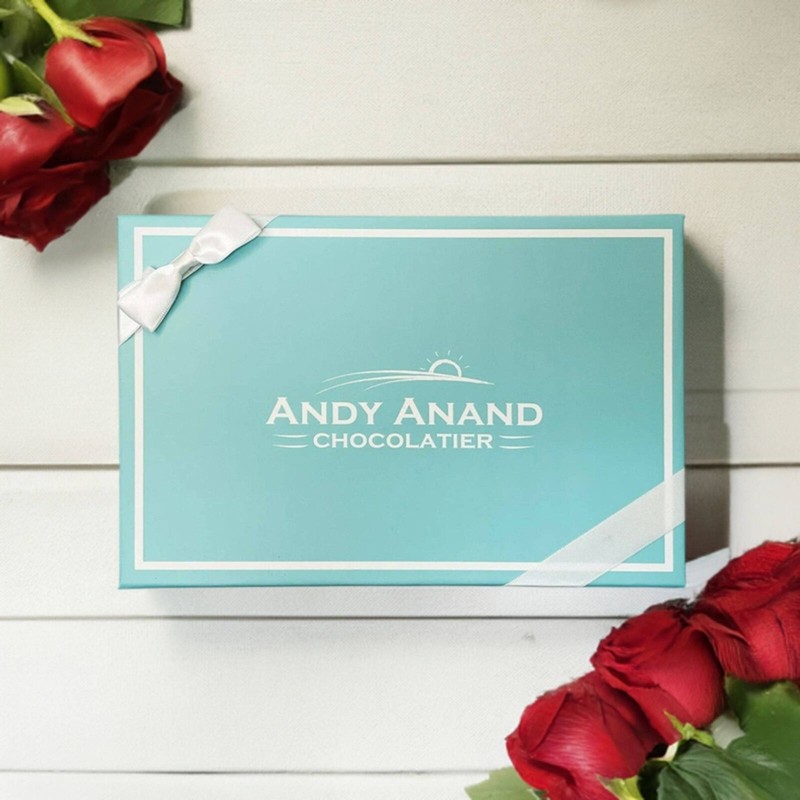 Andy Anand Handcrafted Belgian White Chocolate Truffles - 24-Piece Gift