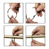 KaiYi Curtain Rings Clips, Curtain Clip Hooks, Opening Design, Inner