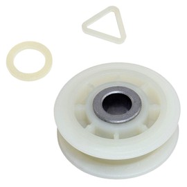 HQRP Dryer Idler Pulley Wheel Roller compatible with Crosley BYCWD6274W0 BYCWD6274W1 BYCWD6274W2 BYCWD6274W3 BYCWD6274W4