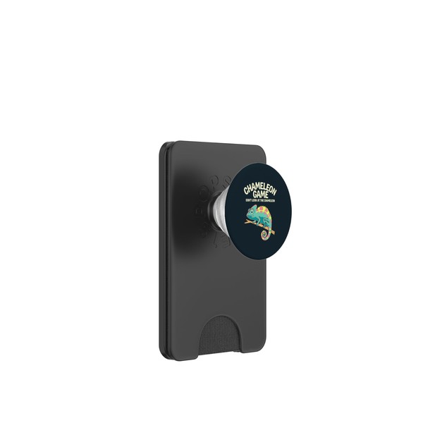 Chameleon Game Don't Look At The Chameleon, Funny Chameleon PopSockets