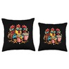 Chickens Eating Popcorn - Funny Farm Animal Popcorn Lover Throw