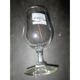 Coca-Cola   Coca-Cola Clear Short Wine Glass 10 ounces  with Etched Logo