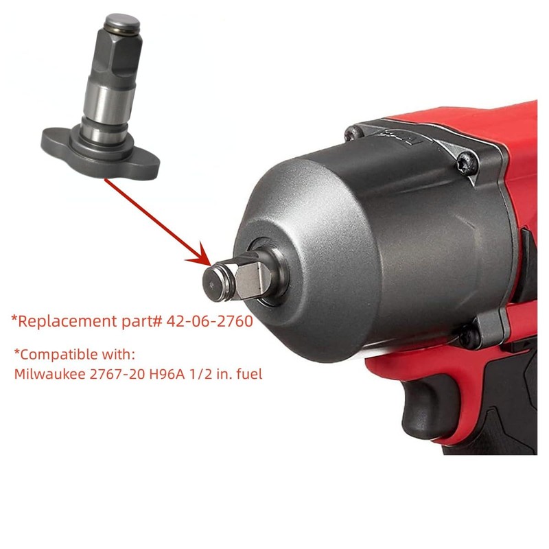 palart 1/2'' 42-06-2760 42-06-0047 Square Anvil Assembly Replacement Fits Milwauk