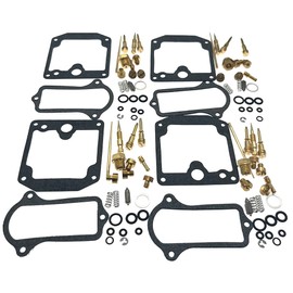 4-Pack Carburetor Rebuild Kits Carb Repair Set Replacement for Kawasaki KZ650B KZ650C 1977-1979 KZ650D SR 1978-1979