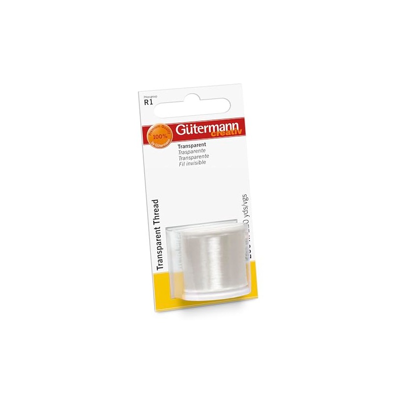 Gütermann - Sewing Thread - Transparent Thread - Quality Craftsmanship