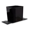 HAUSSIMPLE Car Trash Can 1.4 Gallon with Stability Flap &