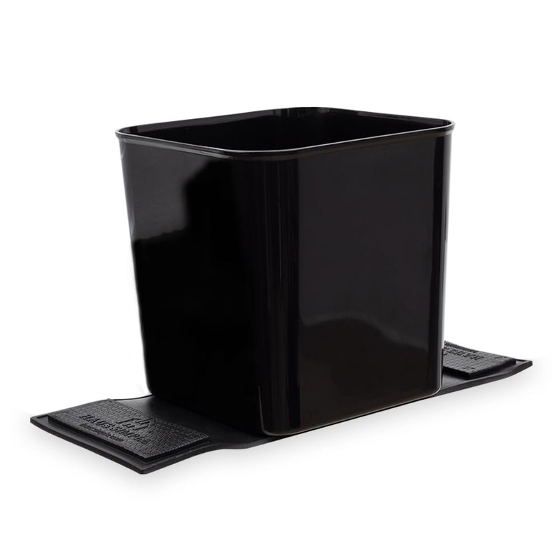 HAUSSIMPLE Car Trash Can 1.4 Gallon with Stability Flap &